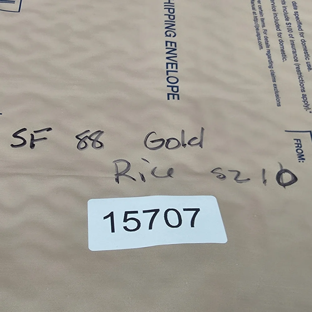 San Francisco 49ers Championship Ring Size 10‎ Gold 2011 Rice